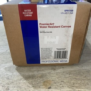 Premierart 13 Inch x 20 Feet Water Resistant Canvas (SP91220) For Epson Printer - Picture 1 of 3