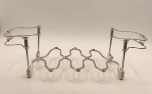 Metal Expandable To 23.5” Trivet Casserole Dish Holder Italy With Plastic Feet - Picture 1 of 4