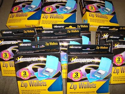 MEMOREX 拉链钱包 3 PK 批量 11 件 — 第 1/4 张图片