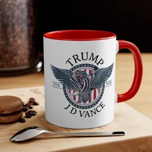 Trump Vance 2024 Tasse 11oz, Trump Geschenk, Gift Him & Ihn, Patriot Mug, Geschenke - Bild 1 von 7