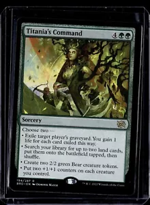 Titania's Command - 194 - BRO - NM - MTG Magic the Gathering - Picture 1 of 1