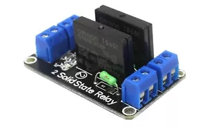 RELE STATO SOLIDO 2 CANALI G3MB-202P 5V DC SSR AVR DSP per Arduino relay - Foto 1 di 1