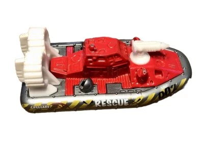 Matchbox 2000 Red Hovercraft MB519 Lifeguard Rescue #002 Made in Thailand Mattel - Image 1 of 4