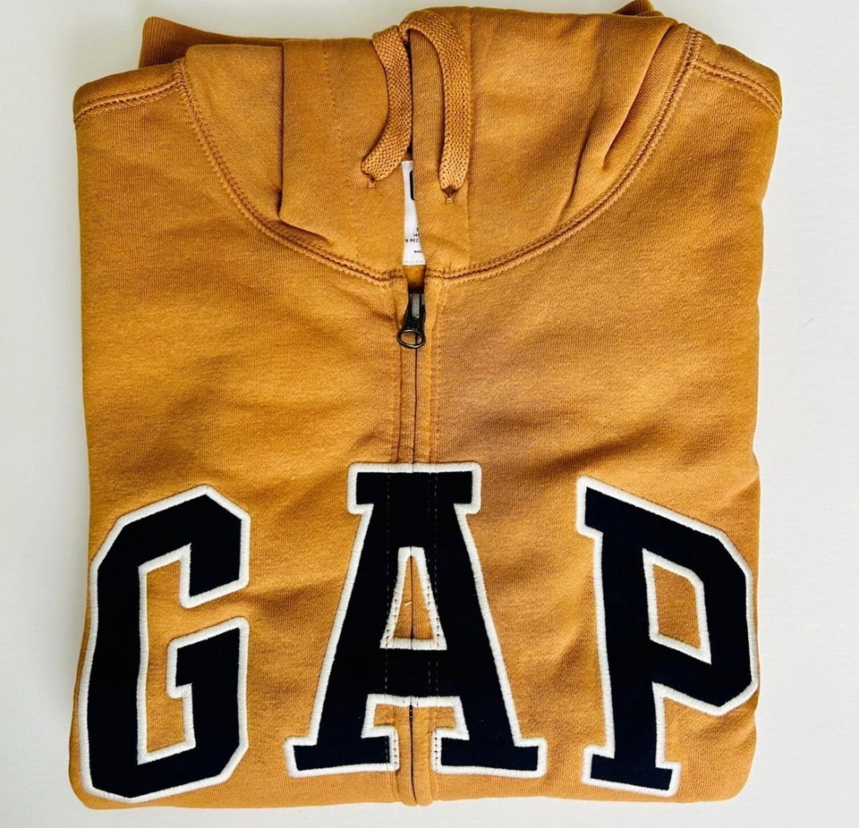 Sudaderas con capucha y cremallera con logotipo GAP de manga larga para HOMBRE U pick S, M, L, XL, XXL NUEVAS Foto 1 de 1