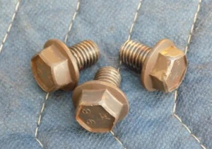 Auto Transmission Torque Converter Bolts x3 OEM C4 1990 Corvette - Picture 1 of 5