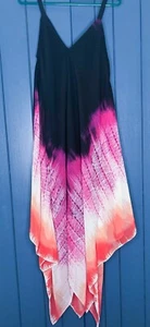 John Paul Richard Asymmetrical Maxi Dress Medium Boho Hippie Beach Whimsigoth - Picture 1 of 7