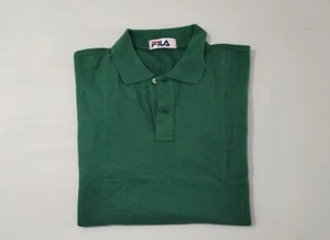 Vêtement Homme t-shirts tee-shirts polo vert fila taille L #Retrostreet - Imagen 1 de 8