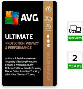 AVG Ultimate Security 2024 10 Devices 2 Years