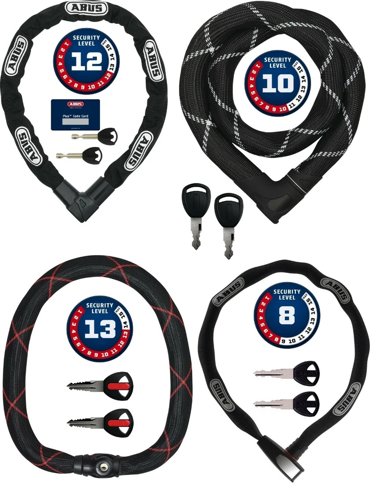 Lucchetto bicicletta ABUS lucchetto catena Steel-O-Chain IVY Chain IVEN Chain City-Chain  - Immagine 1 di 1