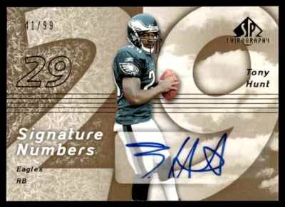 2007 SP Chirography SIGNATURE NUMBERS TONY HUNT - Image 1 of 2