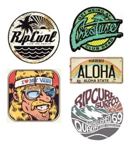 5 pegatinas SURF Hawaii pegatinas de culto coche surfista coches clásicos EE. UU. V8 Oldschool #970 - Imagen 1 de 1