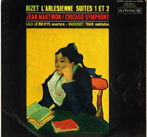JEAN MARTINON, BIZET "L'ARLESIENNE SUITES 1 & 2" LP 1967 RCA 645.085 STEREO - Picture 1 of 3