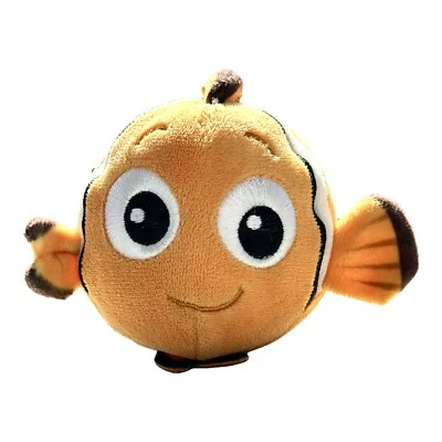 Hallmark Fluffballs Disney Nemo 4" Plush Clownfish Stuffed Animal Toy EUC - Image 1 of 4