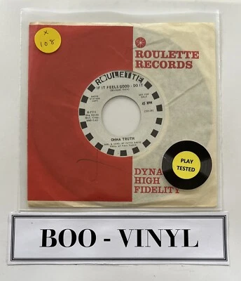 Ohna Truth - If It Feels Good - Do It 1971 7", Promo Roulette R-7111 EX / VG - Image 1 of 4