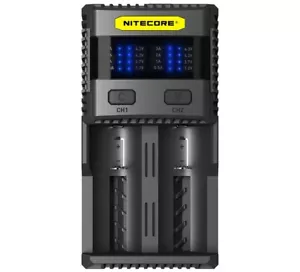 Nitecore SC2 SUPERB - 3A zwei Schacht Schnellladegerät für Li-Ion, LiFePo, Ni-MH - Bild 1 von 1