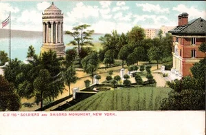 New York Soldiers and Sailors Monument Divided Back Postcard Unposted - Picture 1 of 2