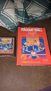 Atari 2600 Racquetball Box And Game Apollo. Tested - Picture 1 of 6