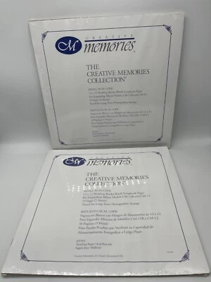 TWO Creative Memories 12x12 Wedding Border Scrapbook Pages RCM-12WB 10 Sheets - Image 1 of 4