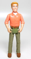 Miniature Playskool Dollhouse Dad Loving Family Figure Peach Shirt Green Pants