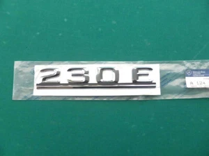 Genuine Mercedes type designation / boot badge for W124 230E NOS! - Picture 1 of 1