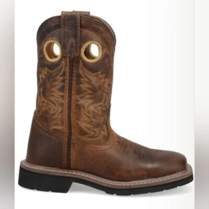 Kinder Amarillo Dan Post Cowboystiefel, braun, Größe Kinder 1D, gebraucht - Bild 1 von 16