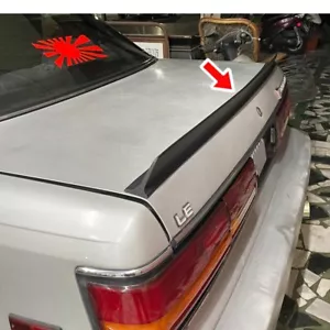Unpainted PUF For TOYOTA Camry V20 4DR Sedan L Type Trunk Lip Spoiler Wing 1986 - Picture 1 of 11