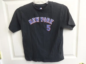 Vintage MLB Merchandise New York Mets Wright # 5 Jersey T-Shirt Youth Small - Picture 1 of 5