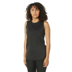 Rothco Womens Essential Tank Top - Black - Picture 1 of 5