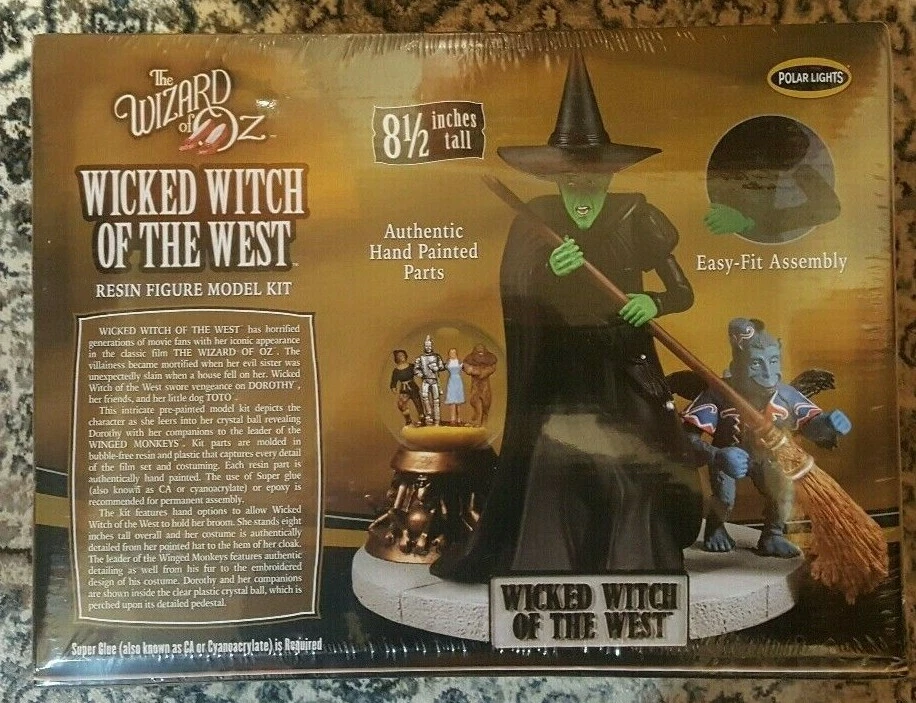 Luces Polares Bruja Malvada del Oeste Mago de Oz Kit de Resina Prepintado Sellado Foto 1 de 4