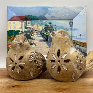 Bird Figurine Set of 2 LED light - Picture 1 of 7