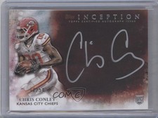 2015 Topps Inception Silver Signings /50 Chris Conley #SS-CC Rookie Auto RC