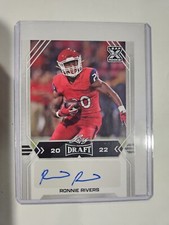 2022 Leaf Draft - Autographs #BA-RR1 Ronnie Rivers (AU, RC)
