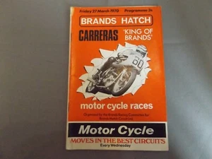 1970 BRANDS HATCH PROGRAMME 27/3/70 - KING OF BRANDS INTERNATIONAL - Picture 1 of 1