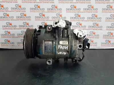COMPRESSORE CLIMA ARIA CONDIZIONATA SKODA FABIA 1.9 TDI ANNO 2004 (6Q0820803D) - Immagine 1 di 4