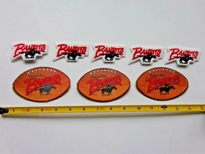 VINTAGE 1983 USFL TAMPA BANDITS PARCHES 8 PATCH LOT 2 ESTILOS DE PARCHES RAROS - Imagen 1 de 3