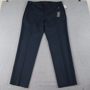 Michael Kors Pants Mens 38x32 Dress Slacks Business Suit Flat Front Blue NWT - Picture 1 of 7