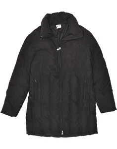 Ellesse Damen wattierter Mantel UK 14 Large schwarz Polyester BE10 - Bild 1 von 5