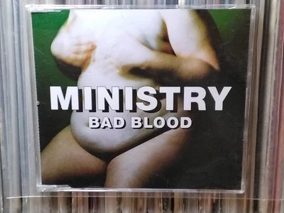 MINISTRY Bad Blood CD Single 1999 GERMAN IMPORT UNPLAYED INDIE GOTH DARK WAVE NM Foto 1 de 4