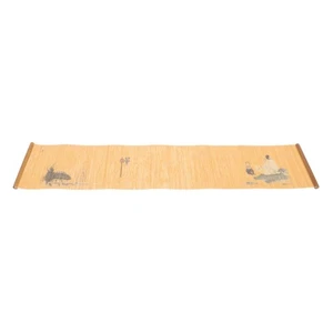 Alfombrilla de té de bambú aislamiento térmico resistente al calor alfombrillas de mesa decorativas - Imagen 1 de 12