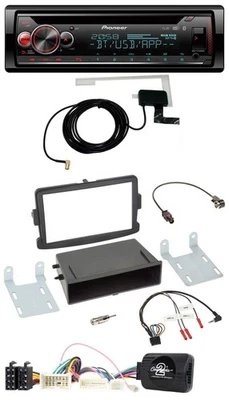 Pioneer DAB CD Lenkrad USB Bluetooth Autoradio für Dacia Logan Sandero ab 12 sch - Bild 1 von 4