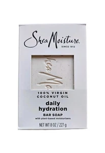 Jabón en barra de hidratación diaria 100 % aceite de coco virgen Shea Moisture 8 oz. - Imagen 1 de 4