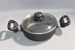 Eurolux Kochtopf 2 Liter beschichtet Guss Topf 20 cm Antihaft Alu Unbenutzt/g2 - Picture 1 of 7