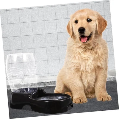Dispensador automático de agua para mascotas perros gatos, perro gato agua potable gravedad tazón grande Foto 1 de 4
