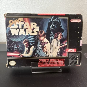 Super Star Wars SNES Super Nintendo , 1996 CIB Complete w. Manual - Tested - Picture 1 of 11