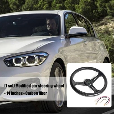 Universal Heat Resistant Steering Wheel For Vehicle Lightweight Ergonomic Design - Image 1 of 4