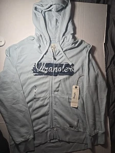 Wrangler Full-Zip Hoodie Blue Womens Size XL NWT - Picture 1 of 10