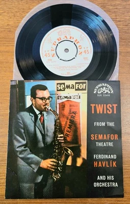Twist From The Semafor Theatre FERDINAND HAVLIK 60s EX Czech SUPRAPHON RnR 7" EP - Bild 1 von 4