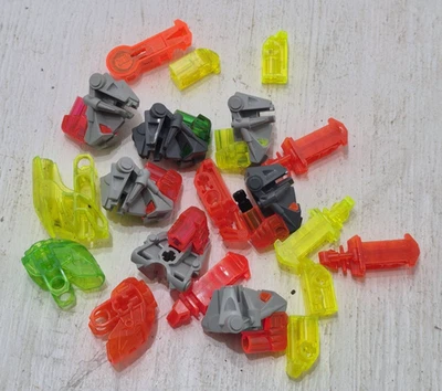 批量 乐高 Bionicle 零件 替换头 眼部 脑 Trans Neon — 第 1/3 张图片