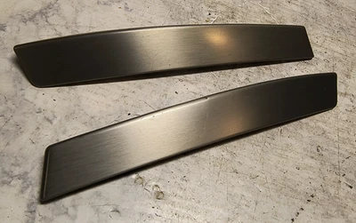 06-13 Volvo C70 Front Door Pull Handle Trim Panel aluminum Pair Left and Right - Image 1 of 4