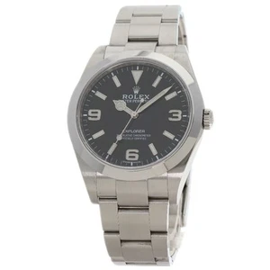 Rolex Explorer Black Steel - Picture 1 of 10